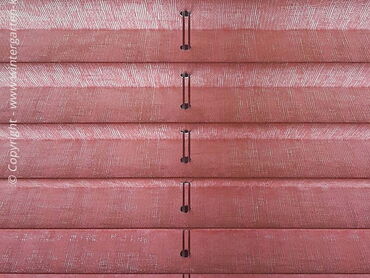 Innen angebrachter Sonnenschutz - Plisseeanlagen für Terrassendächer aus Glas