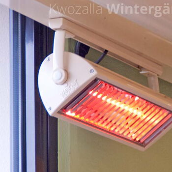 Einsatzgebiete von Infrarotstrahlern: Balkon, Terrasse, Wintergarten, Camping, Gastronomie
