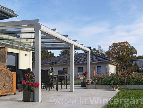 Terrassenüberdachung - Qualität made in Germany aus Glas und Alu