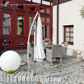 Pflege für Sonnenschirme - eine Hülle als sicherer Schutz