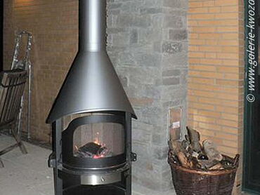 Heizsysteme im Wintergarten - Edelstahlkamin