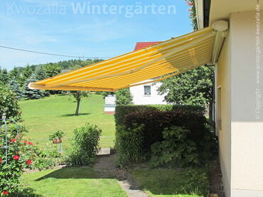 Terrassen-Markisen, Maßgefertigt  für die Außenbeschattung (elektrisch betrieben, wetterfest)