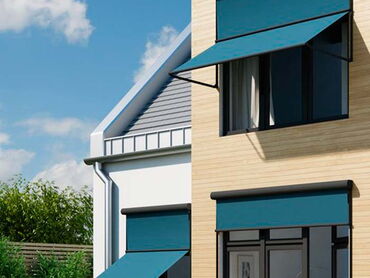 Außenbeschattung Fenster - Vertikalmarkise für den Außenbereich von weinor für Fenster und große Glasfächen