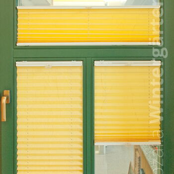 Verspannter Plissee Behang frei positionierbar - nach Maß für Dreh-, Kipp-, Schiebefenster