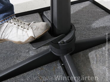 Schirmständer - Mobiler Plattenständer aus Stahl zum Einlegen von Platten, z.B. Naturstein