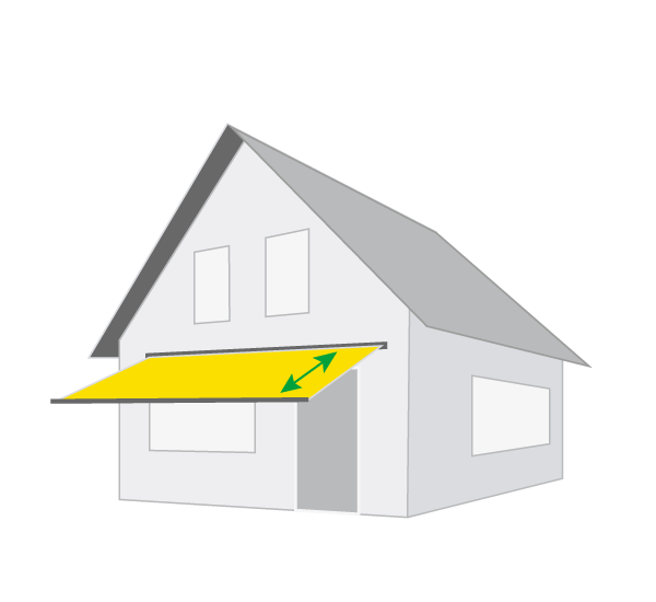 Vollkassette bis offene Markise - ideale Beschattung für die meisten Terrassengrößen